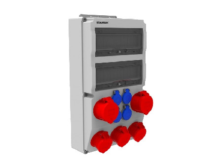 STANIUM 258108 Montajlı Kombinasyon Priz Dağıtım Kutusu